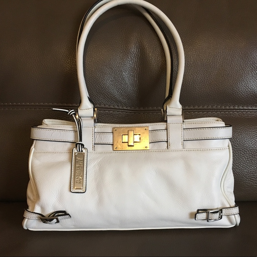 American Living White Shoulder Bag